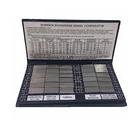 Juego de bloques patrón de precisión Bloque de muestra de comparación de rugosidad superficial, muestra de cuaderno 30 bloques, bloque de muestra de rugosidad de 0,05-12,5 mm para herramientas industr
