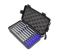 Juego de bloques patrón, Paquete de 7 herramientas manuales paso bloque medidores medición barra configuración mesa enrutador para carpintería