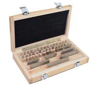 Juego de bloques patrón rectangulares métricos 100 mm con micrómetro y calibrador Vernier for pruebas mediciones (112 piezas) Medidas precisas