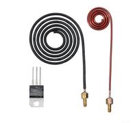 Juego de bobina de 3 piezas con transistor para transmisor de generador de pulso electromagnético y piezas de cobre para proyectos de ingeniería experimental y kits de reparación técnica