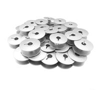 Juego de bobinas de aluminio de 26 mm para piezas de máquina de coser Adler 367 467 767 768 867 868, carrete de hilo de metal para industrial (50 piezas)