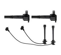 Juego de bobinas y cables de encendido 2 piezas compatibles con Paseo Tercel 1995 1996 1997 1998 1999 L4 1.5L UF-170