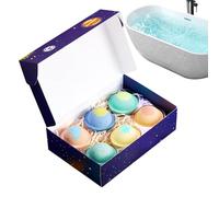Juego de Bolas de Baño | 6 Unidades Orgánico Natural Limpieza Profunda | Kit de Juguetes de Baño Efervescentes Infantiles -, Ducha, Bañera, Hogar, Cumpleaños, Día de la Madre, San