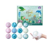 Juego de bolas de baño: colección de orbes de burbujas hidratantes para el cuidado de la piel, paquete de discos de remojo de relajación que cambian de color, kit de experiencia de humedad corporal