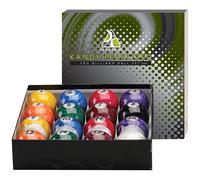 Juego de bolas de billar Kandy Pearl, m rmol, remolino de alto brillo, 16 piezas