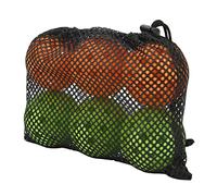 Juego de Bolas de Pickleball de Plástico, Entrenamiento de Habilidades, 40 Hoyos, Pickleballs para Exteriores, Alta Elasticidad, Naranja y Verde, Estable, 6 Piezas para Canchas Al Aire Libre