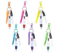 Juego De Bolígrafos De 6 Piezas, Bolígrafos De Colores, Bolígrafos De Paquete Múltiple, Bolígrafos De Colores Retráctiles