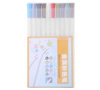 Juego de bolígrafos de colores metálicos de 10 piezas con tinta metálica para escribir y dibujar