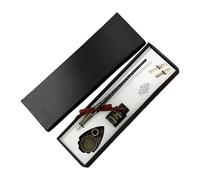 Juego de bolígrafos de cristal con tinta de botella, punta reemplazable, soporte de metal, juego de inmersión para principiantes, para escritura artística, dibujo, arte de cristal