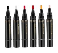 Juego de bolígrafos de esmalte de uñas 3 en 1, 6 piezas, 6 colores, 8 ml, bolígrafos de esmalte de uñas de secado rápido, remojo en un solo paso, arte DIY para mujeres y niñas(A)