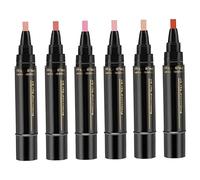 Juego de bolígrafos de esmalte de uñas 3 en 1, 6 piezas, bolígrafos de esmalte de uñas de secado rápido, remojo en un solo paso, arte de bricolaje para mujeres y niñas, 6 colores, 8 ml (B)