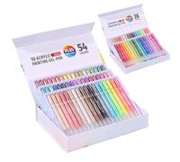 Juego de bolígrafos de gel acrílico, 3D Glitter Glass Rotuladores con punta de 1 mm, marcadores de pintura versátiles para tela, madera, cerámica y manualidades artísticas, ideal para colorear de