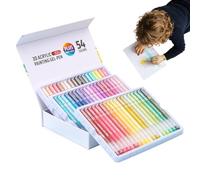 Juego de bolígrafos de gel acrílico, marcadores retráctiles de madera con punta de punta de 1 mm, juego de bolígrafos de pintura de gel, para manualidades escolares, bocetos, diario, escritura, dibujo