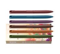 Juego de bolígrafos de Gel de 6 uds De 0, 5mm, bolígrafos para diario, tintas retráctiles, suministros para la vuelta a la escuela, organización para tomar notas, juego de secado rápido