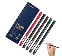 Juego de bolígrafos de gel de colores - 5 rotuladores de gel luminosos, tinta de secado rápido, diseño de escritura suave | Scrapbooking para adultos, diario escolar, tomar notas, diario de balas