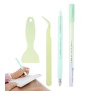 Juego de bolígrafos de pegamento, herramientas de scrapbooking | Juego de herramientas de fabricación artesanal de 4 piezas | Herramienta manual de creación de libros grandes para collage, fabricación
