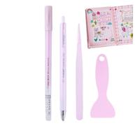 Juego de bolígrafos de pegamento, herramientas de scrapbooking,Kit de scrapbooking hecho a mano | Herramienta manual de creación de libros grandes para collage, fabricación de tarjetas y arte del