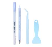 Juego de bolígrafos de pegamento, herramientas para álbumes de recortes - Kit de herramientas manuales de 4 piezas,Juego de de manual adhesivo fuerte para collage, arte en papel, creación