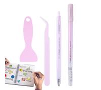 Juego de bolígrafos de pegamento, herramientas para álbumes de recortes, Kit de lápiz de pegamento para herramientas manuales de 4 piezas, Herramienta manual de elaboración de libros mayores para coll