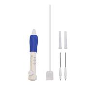 Juego de bolígrafos mágicos para bordar, juego de bolígrafos con aguja perforadora, kit de herramientas para manualidades, agujas de plástico ABS para perforar, manualidades para manualidades