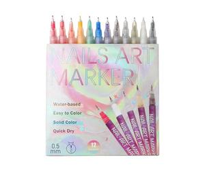 Juego de bolígrafos para Nai´ ärt - 14 X 14 X 2 Cm, conjunto de bolígrafos para esmalte de uñas | marcadores Nailàrt, bolígrafos de Line Art para mujeres, niñas, niñas, vacaciones