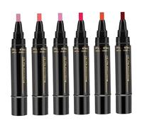 Juego de bolígrafos para uñas, 6 bolígrafos de esmalte de uñas 3 en 1 de 6 colores de 8 ml, de barniz de secado rápido, arte de bricolaje en un solo paso para mujeres y niñas.