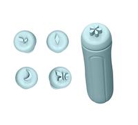 Juego de bolígrafos y sellos de silicona para uñas, aspecto creativo y profesional, con diferentes patrones para mujeres