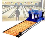 Juego de bolos electrónico for interiores con marcador LED, reinicio automático, iluminación y efectos de sonido de simulación for una actividad interactiva perfecta for todas las edades.(3.5m/11ft)