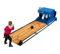Juego de bolos electrónico para interiores, consola de bolos para el hogar con reinicio automático, juego de bolos arcade, marcador LED, efectos de sonido, juego de bolos divertido para la familia