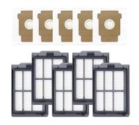 Juego de bolsa de polvo y filtro compatible para Plus 405 para Combo y 505 para piezas de repuesto de aspiradora combinada