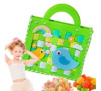 Juego de bolsas de costura para niños: fácil de hacer bolsos de mano, para principiantes, costura de tu propio bolso o bolso, proyecto de arte creativo para niños, juego de costura para