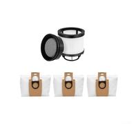 Juego de bolsas de filtro para aspiradora de mano Roborock H50/H60 Pro | Filtros reutilizables lavables, mejora la succión, se adapta a H50 Ultra para H60 Pro (A)