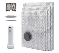 Juego de bolsas de vacío de viaje con bomba de aire recargable, diseño inalámbrico para una fácil portabilidad y compresión eficiente para maximizar el espacio del equipaje (2)