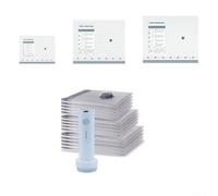 Juego de bolsas de vacío, paquete de 3 unidades, tamaño de mano, viaje inalámbrico con bomba de aire recargable, compresión que ahorra espacio, ABS resistente a pinchazos, para viajeros y embalaje de