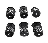Juego de bolsillos para mesa de billar que incluye 4 esquinas más 2 redes laterales hechas de PVC negro para mesas de juego interiores estándar (bolsa central + bolsa trasera)