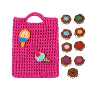 Juego de bolso de flores de ganchillo para principiantes con video tutorial de instrucciones (idioma español no garantizado), tortugas de ganchillo con accesorios de tejer, herramienta de tejer