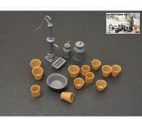 Miniart MIN35578 Water Pump Set Model Kit, Various, Mittel (Importación USA)
