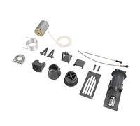 Juego de Bomba de Chorro de Propulsor de Barco RC Resistente Al Desgaste Eje de Transmisión Potente de Alta Resistencia para Barcos Modelo 26mm Gris