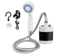 Juego de bomba de ducha eléctrica portátil recargable por USB para exteriores