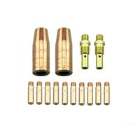 Juego de boquilla difusora de punta y punta de contacto para soplete de soldadura Lincoln 100L MIG, adecuado para alambre 035 y máquinas MIG compatibles