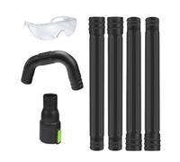 Juego de boquillas de alto alcance para canalones que proporcionan 360 grados y desechos de hasta 8.3 pies para boquilla de soplador de 530 CFM