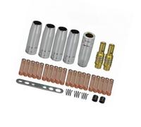 Juego de boquillas de soldadura profesional con punta de 0,8 mm, 0,9 mm, 1,0 mm para accesorios de soldadura sin gas MB15AK