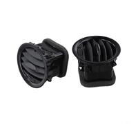 Juego de boquillas de ventilación interior negras para Adam y para Corsa D, cubierta de rejilla de descongelador de calentador ABS, reemplazo de ajuste directo OEM 13417363 13365420 (2 piezas)