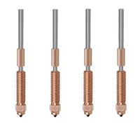Juego de boquillas intercambiables rápidas para K1C, Ender 3 V3, 3D Printer Copper Alloy Hardened Steel Tip and Titanium Alloy Heatbreak Nozzle Kit for K1 SE, Ender 3 V3 Plus