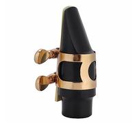 Juego de Boquillas para Saxofn, Boquilla Porttil de ABS para Saxofn con Tapa, Hebilla de Metal, Almohadillas para Caa, Accesorio para