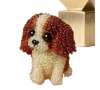 Juego De Bordado De Cuentas Para Perros - Kit De Manualidades 3D Para Principiantes, Accesorios De Costura Creativos Para Bricolaje, Obra De Arte Completa Con Cuentas Con Motivos De Perros | Kit De Ma