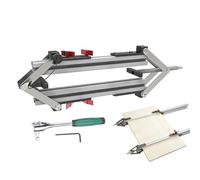 Juego de bornes a presión de 4 vías | Herramienta para la fijación de paneles - Abrazaderas de mesas de corte para trabajos de carpintería - para pegar y construir mesas, estantes y muebles