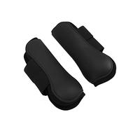 Juego de Botas de Tendón de Caballo, Protección de Amortiguación para Botas de Caballo que Evita Resbalones para Caballos(Patas delanteras negras, L)