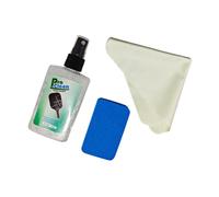 (Juego de botellas cuadradas) Spray limpiador de raquetas de pickleball con esponja de 100 ml Kit de