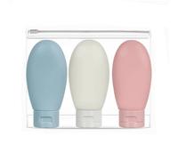 Juego de botellas rellenables viaje for loción cosmética, tónico, champú, crema, envase vacío for artículos tocador para Dispensar Líquidos de Viaje(100ml)